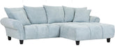 Sofa London mit Ottomane